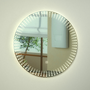 Milano Vistula LED Bathroom Mirror with Touch Sensor - ø600mm x 50mm