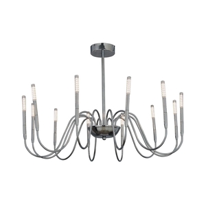 Moorgate 12 Arm Chrome Ceiling Pendant