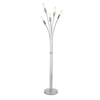 TP24 Low Energy LED Beaufort Floor Lamp In Chrome Finish With Glass Detail