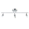 TP24 Low Energy LED IP44 Rated Morini 3 Bar Ceiling Light in Chrome Finish