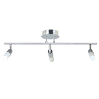 TP24 Low Energy LED IP44 Rated Morini 3 Bar Ceiling Light in Chrome Finish