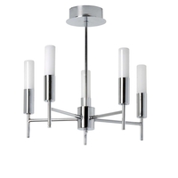 TP24 Low Energy LED Jakarta 5 Arm Ceiling Light in Chrome Finish