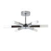 TP24 Low Energy LED Monaco 6 Light Star Ceiling Light in Chrome Finish