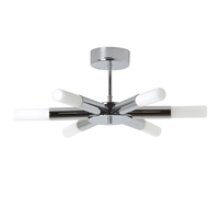 TP24 Low Energy LED Monaco 6 Light Star Ceiling Light in Chrome Finish