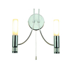 TP24 Low Energy LED New Delhi Double Wall Light in Chrome Finish