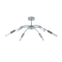 TP24 Low Energy LED Ottawa 6 Arm Ceiling Light in Chrome Finish