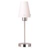 TP24 Low Energy LED Tokyo Table Lamp in Chrome Finish with White Glass Shade