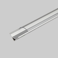 V Shaped Aluminium Profile with Round Transparent or Transparent Cover and End Cap Set
