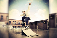 Portable Ramp - Curved Kicker