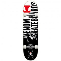 Venom Grunge Skateboard - White