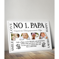No 1 PAPA Personalised Photo Gift