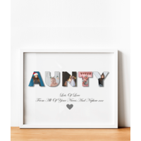 Personalised AUNTY Photo Gift