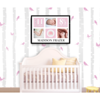 Personalised Baby Girl Photo Gift