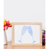 Personalised Champagne Flutes Word Art