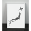 Personalised Japan Word Art Map