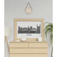 Personalised Leeds Skyline Word Art