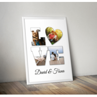 Personalised LOVE Photo Gift Print
