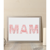 Personalised MAM Word Art Gift
