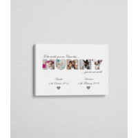 Personalised MUMMY Photo Canvas