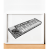 Personalised Music Keyboard Player Word Art Gift