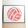 Personalised Netball Word Art - Netball Player Gift