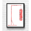 Personalised Punch Bag Word Art Print