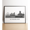 Personalised Sunderland Skyline Word Art