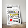 Personalised Teachers Rules Print - Teacher Gift