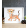 Personalised Tiger Cub Word Art Print