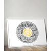 Personalised Vinyl Record Word Art Frame - Vinyl Record Gift Print