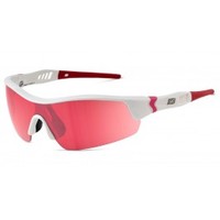Dirty Dog Extreme Sport Sunglasses EDGE: White/Pink Frame: Rose Mirror Lens (UNISEX)