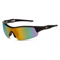 Dirty Dog Sport Sunglasses EDGE: Black Frame: Gold Mirror Lens (UNISEX)