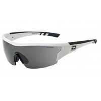 Dirty Dog Sport Sunglasses WIX: White/Black Frame: Grey Lens (UNISEX)