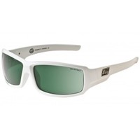 Dirty Dog Sunglasses BUBBY: White Frame: Green Lens (JUNIOR/LADIES)