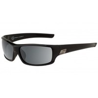 Dirty Dog Sunglasses CLANK: Shiny Black Frame: Grey Lens (UNISEX)