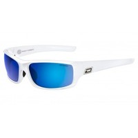 Dirty Dog Sunglasses CLANK: White Frame: Blue Lens (UNISEX)