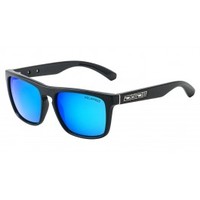 Dirty Dog Sunglasses MONZA: Black Frame: Blue Polarised Mirror Lens
