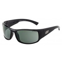 Dirty Dog Sunglasses MUZZLE: Shiny Black Frame: Green Polarised Lens