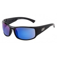 Dirty Dog Sunglasses MUZZLE: Shiny Black Frame: Grey/Blue Polarised Lens