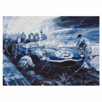 Jaguar Print "Pit-Stop" by John Ketchell