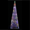 1.2m Spun Acrylic Tower with Ice White and Multi-Coloured LED Lights
