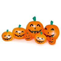 2.25m Stacked Halloween Pumpkins