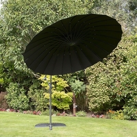 3m Shanghai Hanging Parasol Black