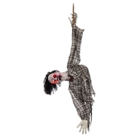 4.5ft Half Hanging Halloween Zombie
