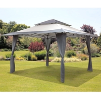 4m Pop Up Gazebo Grey