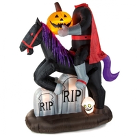 6.5ft Inflatable Headless Halloween Horseman