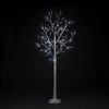 6ft Ice White LED Indoor and Outdoor Birch Tree