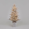 6ft Norwegian Woods Potted Flocked Christmas Tree with Warm White LEDs
