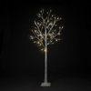 6ft Warm White LED Indoor and Outdoor Birch Tree