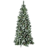 7ft Frosted Glacier Pine Christmas Tree